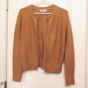 Moussy Yellow Cardigan
